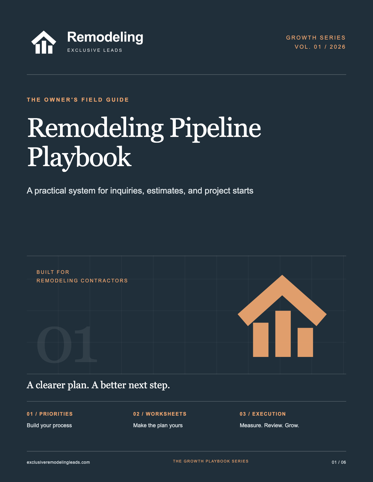 Cover of The Remodeling Pipeline Playbook